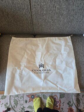Cuoieria Fiorentina Dustcover for Handbag -- Approx 25" x 20" -- Drawstring